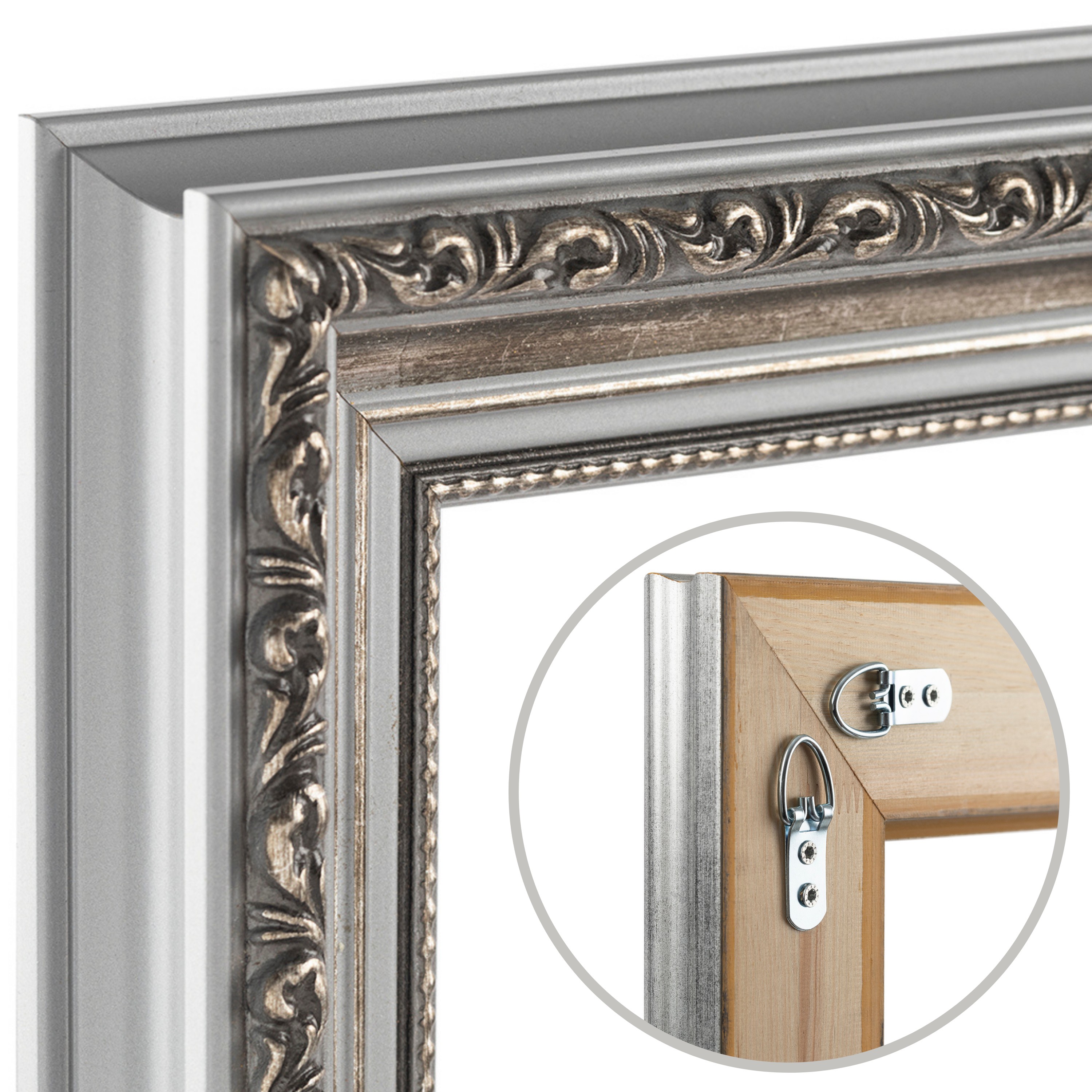 clamaro-viktor-bilderrahmen-massivholz-vintage-antik-barock-grau-silber-4