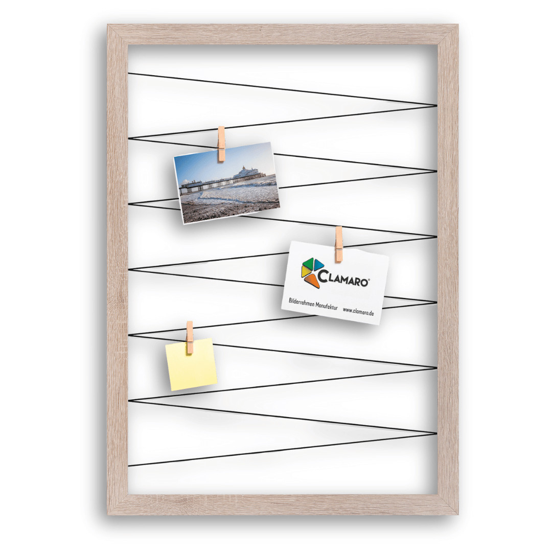 Fotohalter Eiche Sonoma (Gummiband)