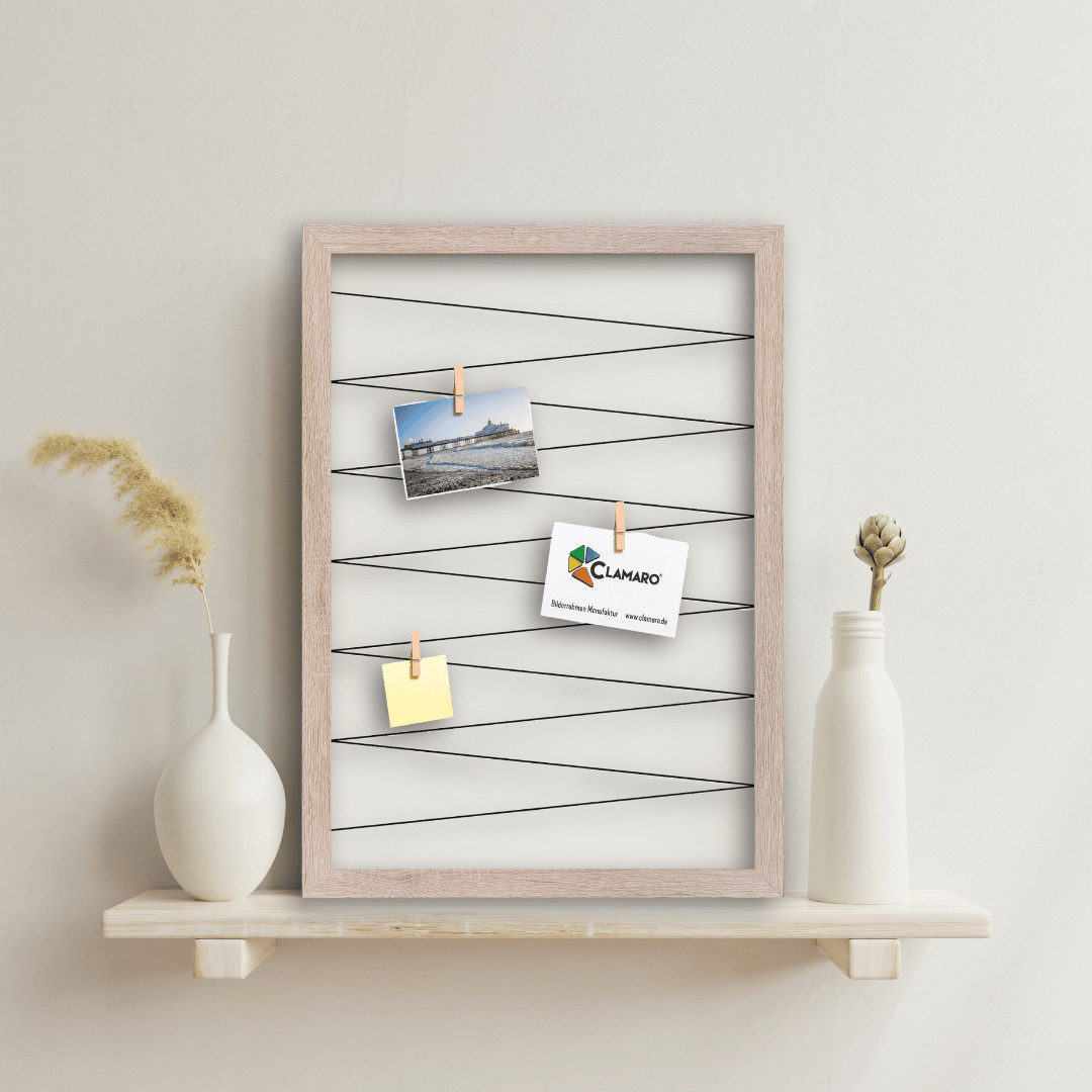 Fotohalter Eiche Sonoma (Gummiband) - Imagen 2