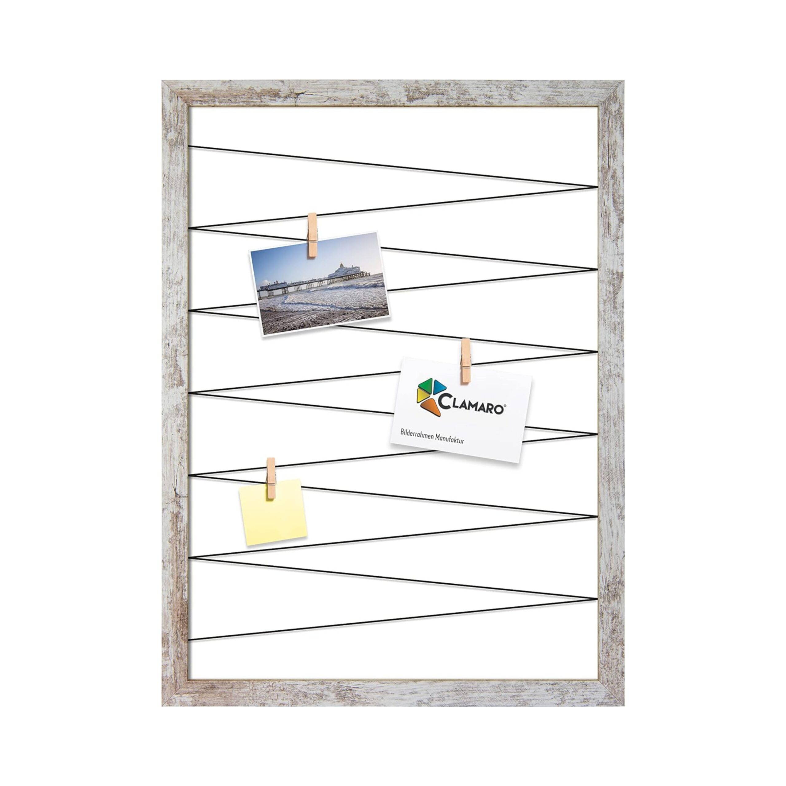 Porte-photo vintage blanc M30