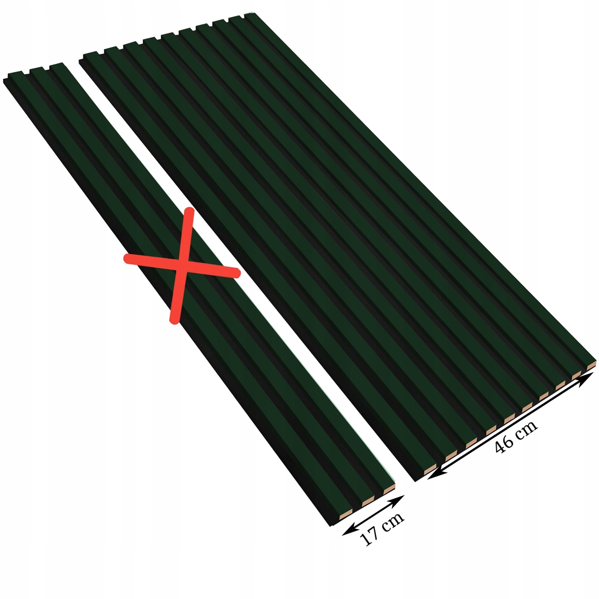 Ciemnozielony | 275x46x1.8cm - obrazek 4