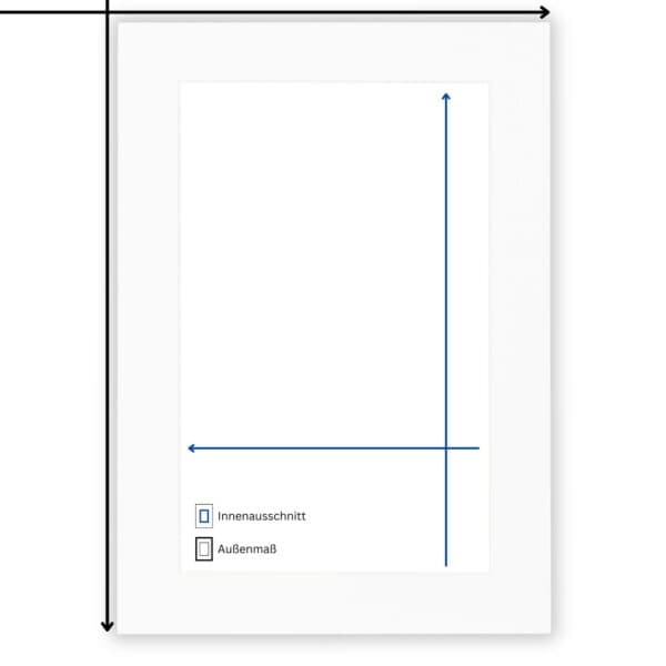 Artkis Weiss LochmaßAußenmaß (1)