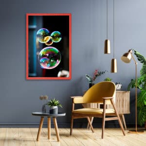 clamaro-bilderrahmen-bubble-rot-4