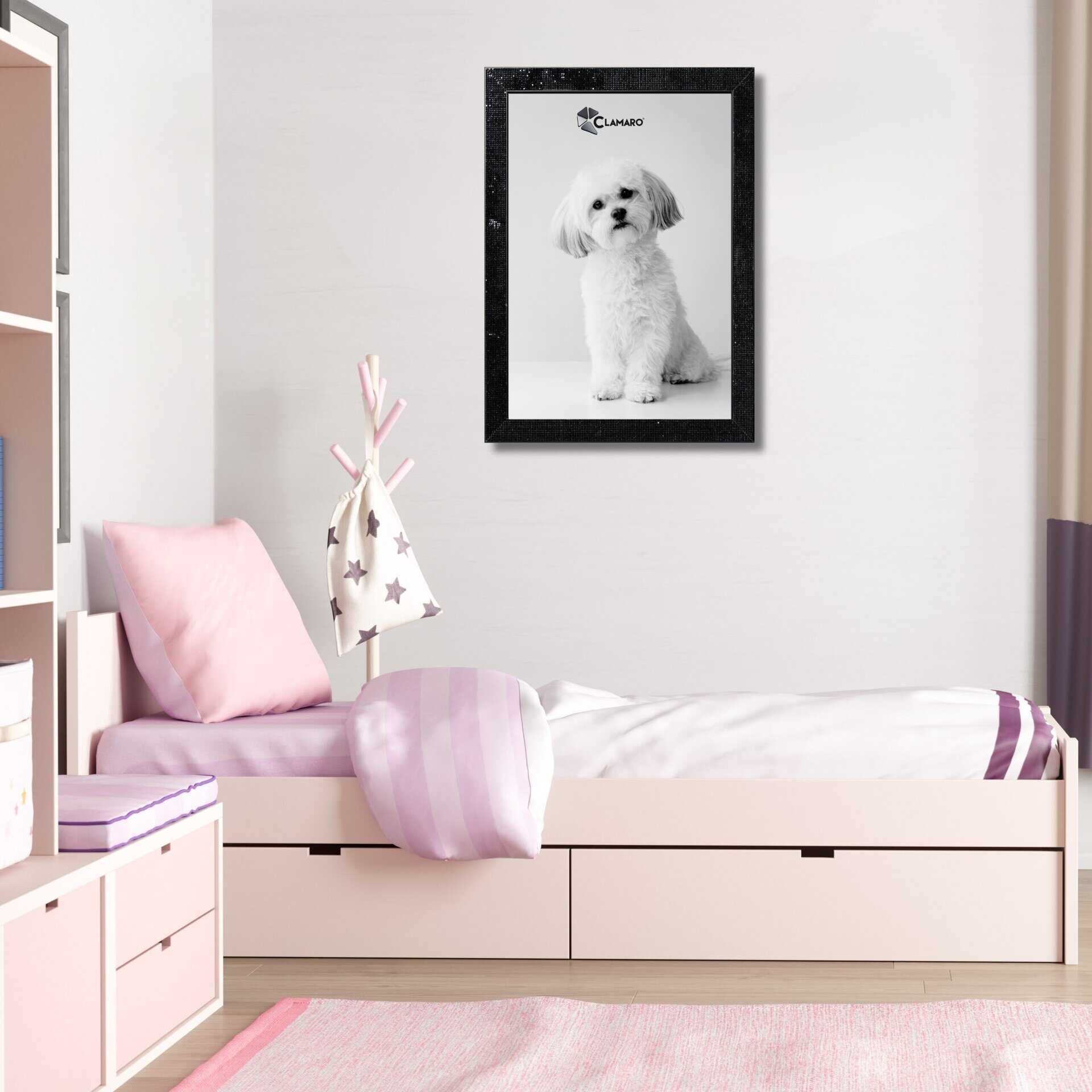 Nero glitterato Nero - immagine 3